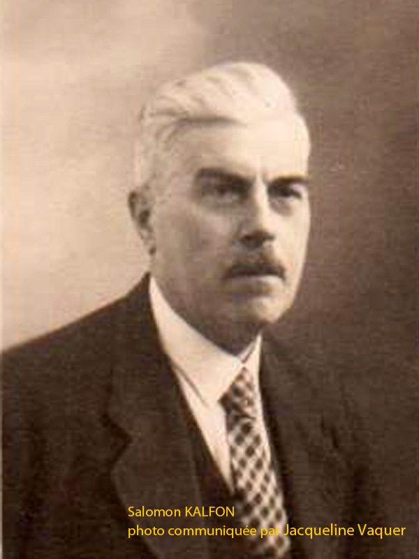 Grafsteen van KALFON Salomon